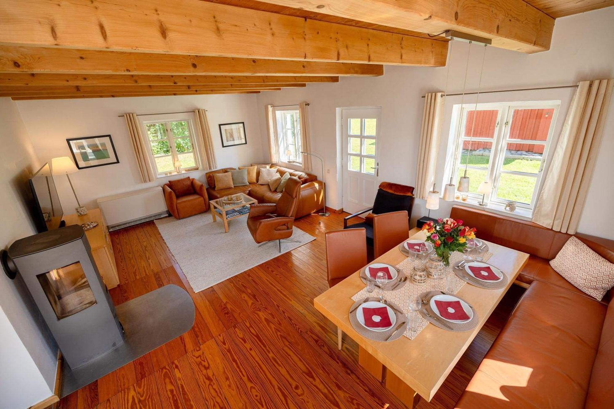 Ferienhaus Preetz 1A - Idylle Unter Reet Burtevitz Luaran gambar